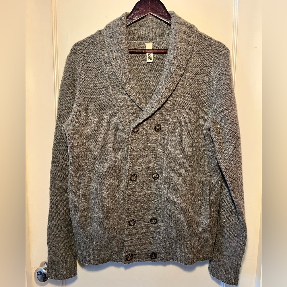 ASOS double breasted, 100% wool cardigan